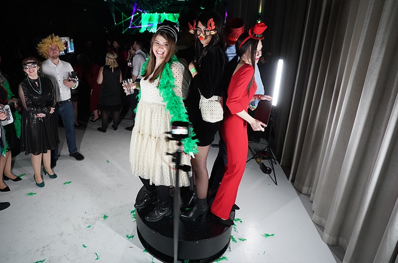360 X Slow and Fast motion video - corporate party