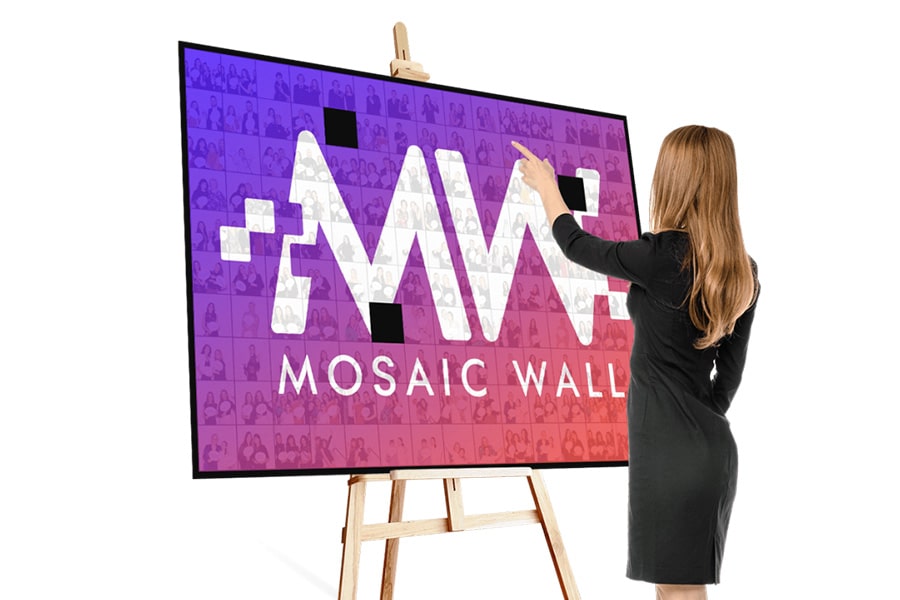 Mosaic wall for corporate events