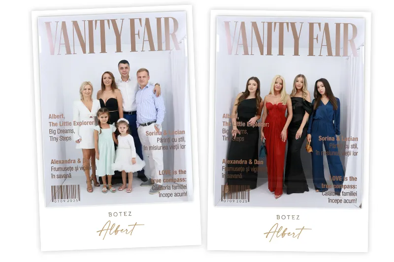 Cabina Foto Botez 4 Walk-in Cover Magazine la botez Bucuresti