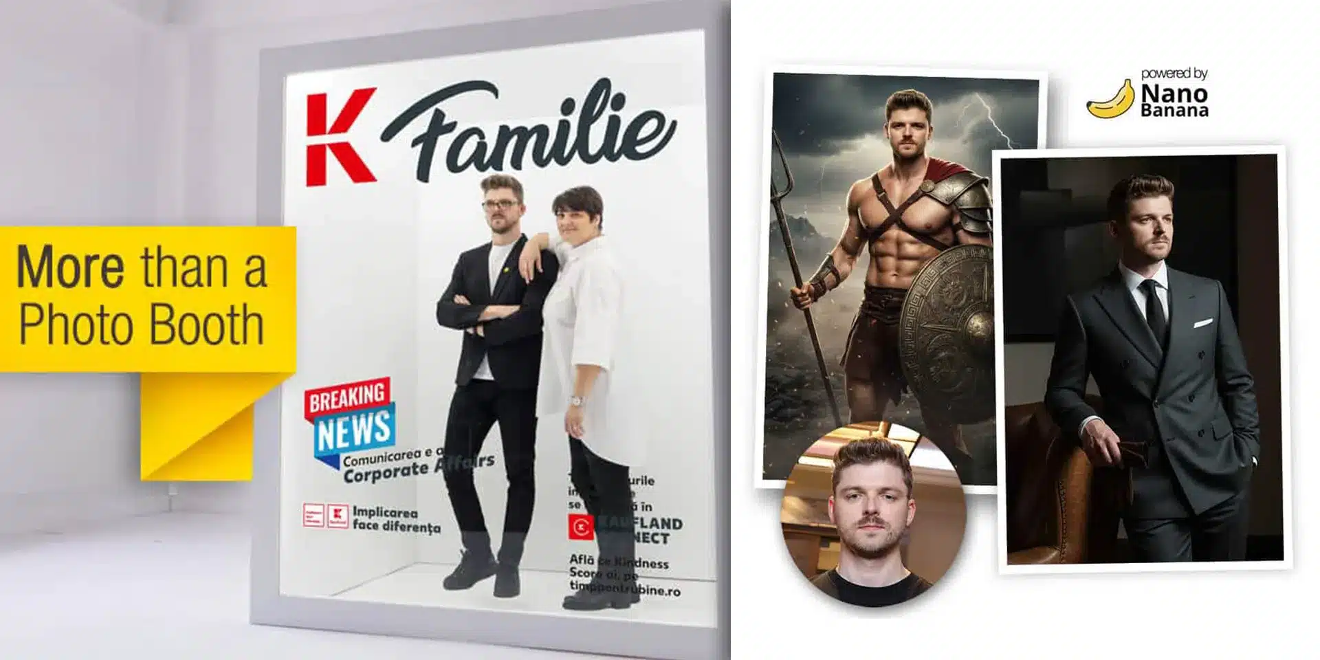 Walk-in Magazin Booth and Ai Photo Booth in trend for 2026 corporate events