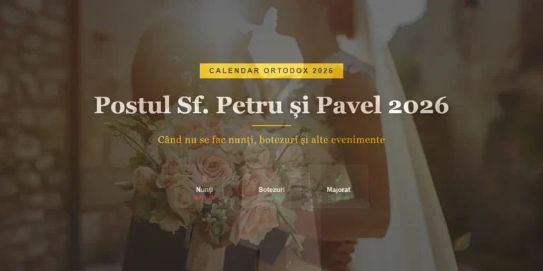 Postul Sf. Petru si Pavel 2026 Postul Sf. Petru si Pavel 2026