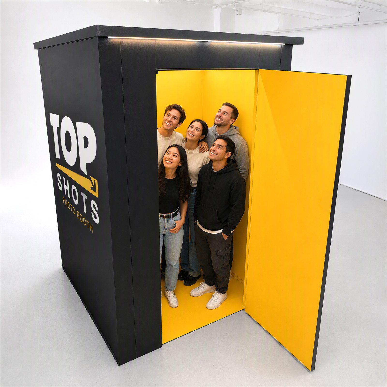 Top Shots, cabina foto cu poze realizate de sus